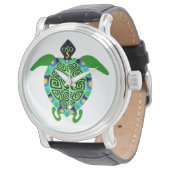 Cool graphic - Bedreigde soort Zee SCHILDPAD - Horloge (Gekanteld)