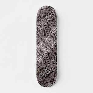 Cool Graphic Black en White Tribal Tattoo Pattern Persoonlijk Skateboard