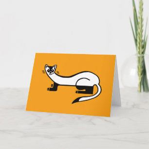 Cool graphic FERRET- Behoud- Wildlife Sinaasappel Kaart