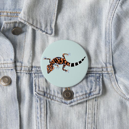 Cool graphic - GECKO - Wildlife - Lizard - Ronde Button 7,6 Cm (In situ)