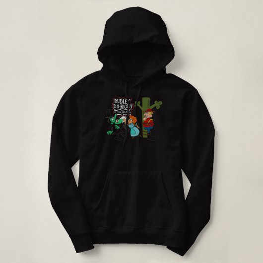Cool Graphic Gift Tribution to Jay Ward Cartoons L Hoodie (Design voorkant)