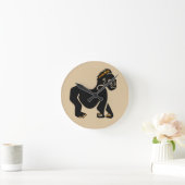 Cool graphic GORILLA -Dierenvriend- Aap- Primaat Ronde Klok (Huis)
