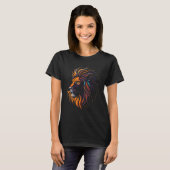 Cool Graphic Lion   Panthera Leo Familly Matching T-shirt (Voorkant volledig)
