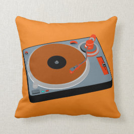 Cool Graphic Platenspeler No. 3 Pillow Kussen