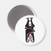 Cool graphic- Zwart Vleermuis - Halloween- Wildlif Magneet (Voorkant / Achterkant)
