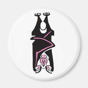 Cool graphic- Zwart Vleermuis - Halloween- Wildlif Magneet