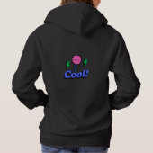 Cool Graphic zwarte hoodie (Achterkant)
