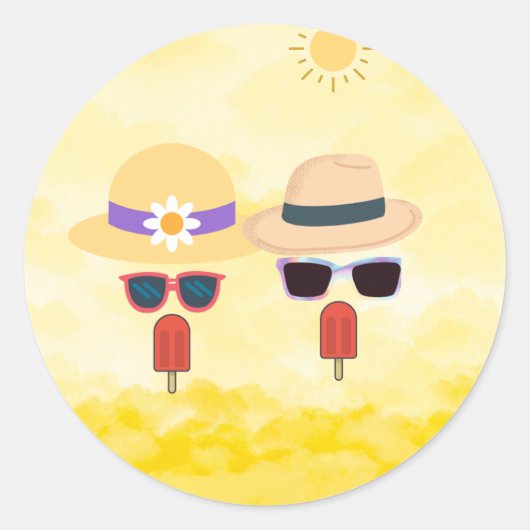 Cool grappig Circle Sticker (Voorkant)