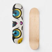 Cool grappig monster cat skateboard (Voorkant)