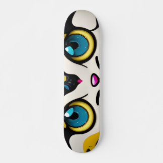 Cool grappig monster cat skateboard