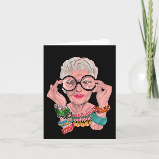 Cool Grappig Oma Grootmoeder Stijlvolle Gift Zomer Kaart (Voorkant)