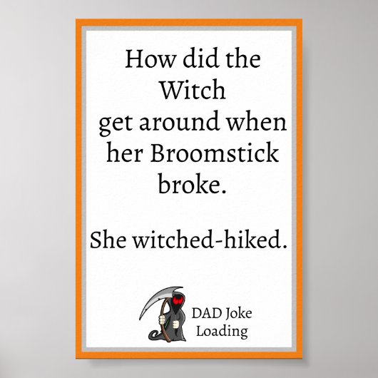 Cool Grappig Papa Joke Design Poster (Voorkant)