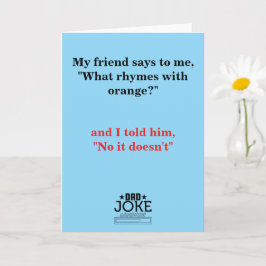 Cool Grappig Papa Joke Kaart