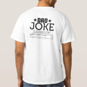 Cool Grappig Papa Joke T-shirt (Achterkant)