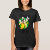 Cool Grappig Sarcastisch Banaan Illustratie Grafis T-shirt (Voorkant)