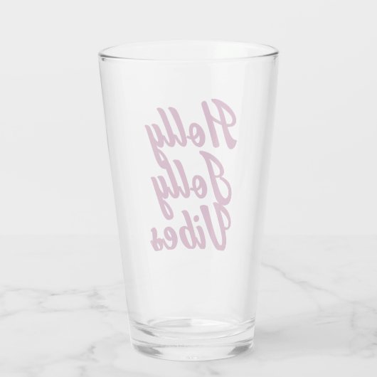 Cool Grappig Stijlvol Modern Vrolijk Kerstbier Glas (Achterkant)