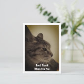 Cool & Grappig Toilet Plakkaat Postkaart (Staand voorkant)