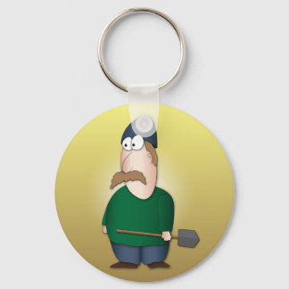 Cool grappige Farmer cartoon Sleutelhanger