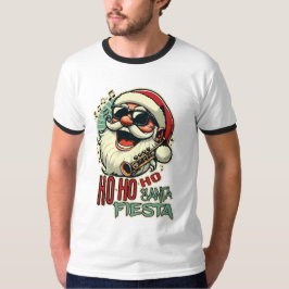 Cool grappige Kerstman met zonnebril - Ho-ho-ho T-shirt