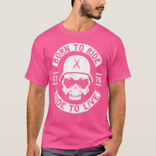 Cool Grappige Motorfiets Motor Motorrijder T-shirt
