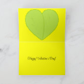 Cool grappige nerdy caterstyle Valentijnsdag Feestdagen Kaart (Binnen)