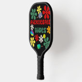 Cool Grappige Pickleball Vibes Retro Art Paddle (Links)