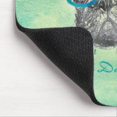 Cool grappige trendy  bulldog puppy muismat (Hoek)