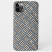 Cool Gray Blue Brown Worn Steel Treads Pattern iPhone Hoesje (Achterkant)