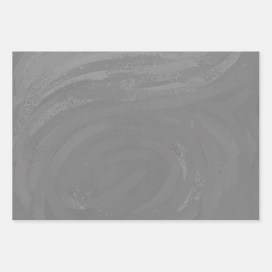 Cool Gray Coordinated Pattern Inpakpapier Vel (Voorkant 3)