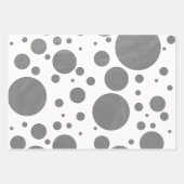 Cool Gray Coordinated Pattern Inpakpapier Vel (Voorkant)