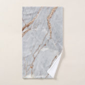 Cool Gray Gold Marble Stne Bad Handdoek (Handdoek)