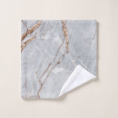 Cool Gray Gold Marble Stne Bad Handdoek (Wasdoekje)
