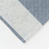 Cool Gray Minimalist Plaid Fleece Blanket (Hoek)