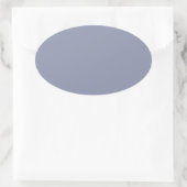 Cool Gray Oval Sticker (Tas)