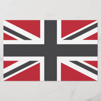 Cool Gray Red Union Jack British (UK) vlag