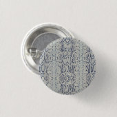 Cool Gray Snake Skin Animal Print Ronde Button 3,2 Cm (Voorkant /achterkant)