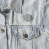 Cool Gray Snake Skin Animal Print Ronde Button 3,2 Cm (In situ)