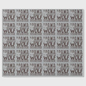 Cool Gray Wolf Cadeaupapier (Vlak)