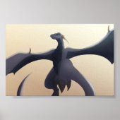 Cool Gray Wyvern Poster (Voorkant)