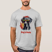 Cool Great Dane met zonnebril T-shirt (Voorkant)