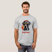 Cool Great Dane met zonnebril T-shirt (Voorkant volledig)