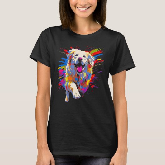 Cool Great Pyrenees Dog T-shirt (Voorkant)