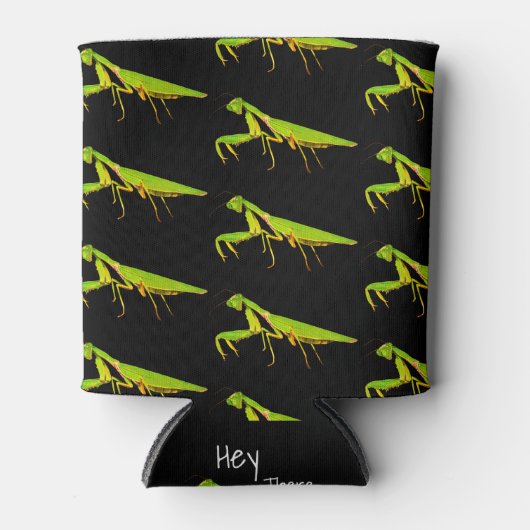 Cool Green Bidden Mantis Blikjeskoeler (Voorkant)