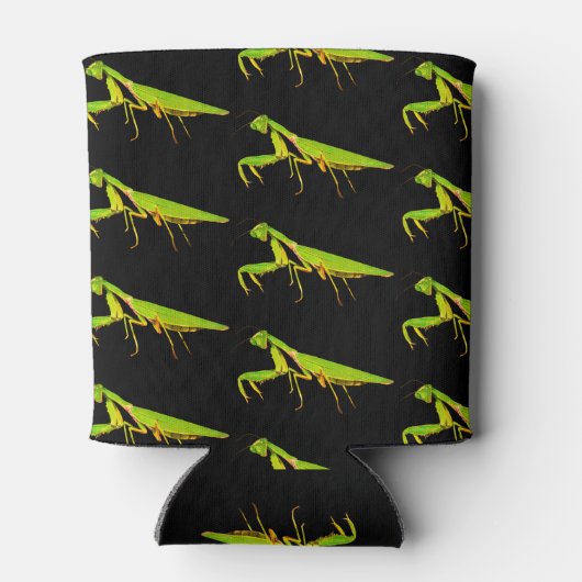 Cool Green Bidden Mantis Blikjeskoeler (Achterkant)