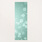 Cool Green  Bokeh - Jij creëert je eigen rust Yogamat (Achterkant)