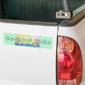 Cool Green Car coolest ride Bumpersticker (Op Truck)