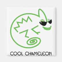 Cool Green Chameleon