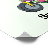 Cool Green Dinosaur Poster (Hoek)