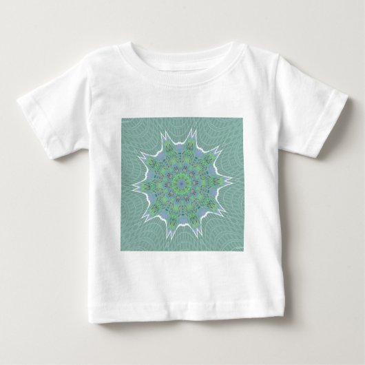Cool Green Floral patroon (Voorkant)