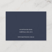 COOL GREEN GOLD FOLIAGE GROVE EARRING DISPLAY BUSI VISITEKAARTJE (Achterkant)